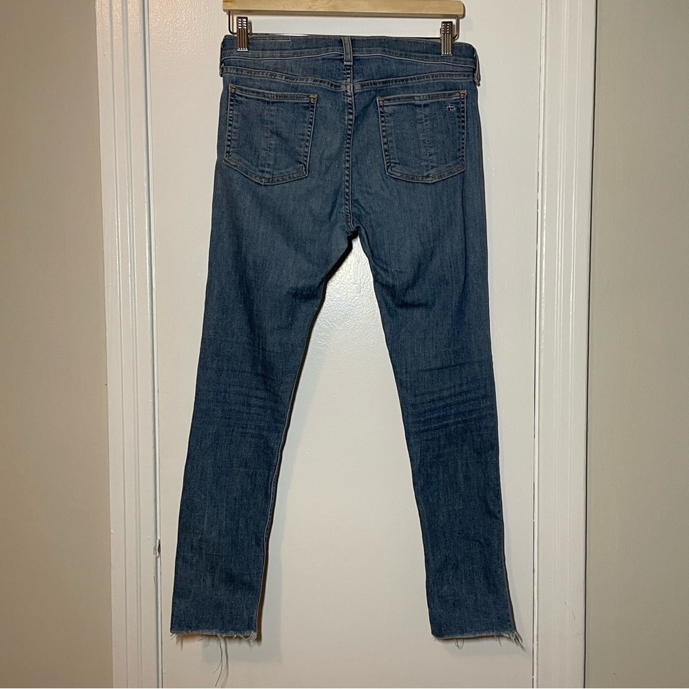 Rag & Bone Ankle Skinny Jean In Lucky Rouge Size 28 - Picture 7 of 8
